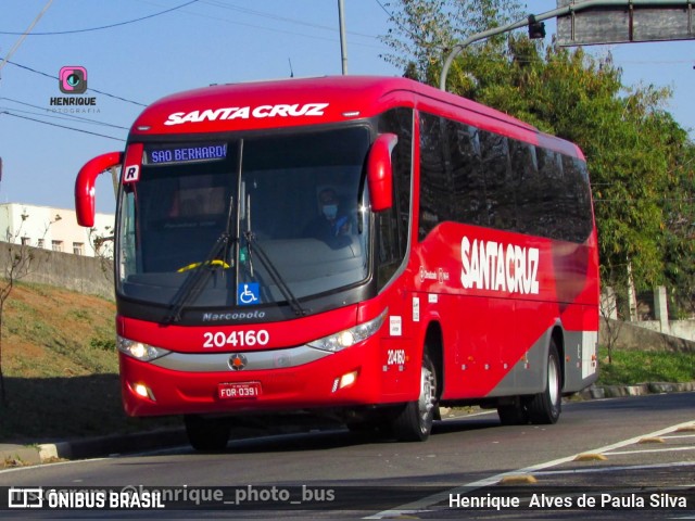 Viação Santa Cruz 204160 na cidade de Campinas, São Paulo, Brasil, por Henrique Alves de Paula Silva. ID da foto: 10380284.