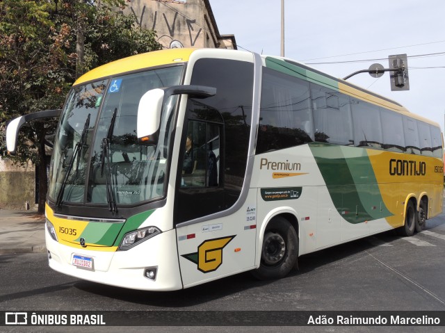 Empresa Gontijo de Transportes 15035 na cidade de Belo Horizonte, Minas Gerais, Brasil, por Adão Raimundo Marcelino. ID da foto: 10381197.