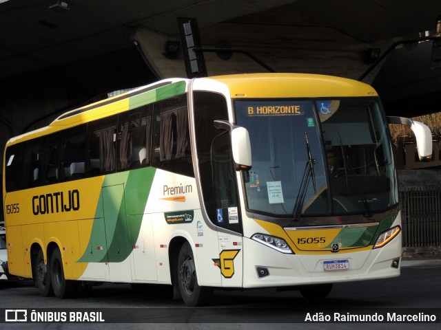 Empresa Gontijo de Transportes 15055 na cidade de Belo Horizonte, Minas Gerais, Brasil, por Adão Raimundo Marcelino. ID da foto: 10381081.