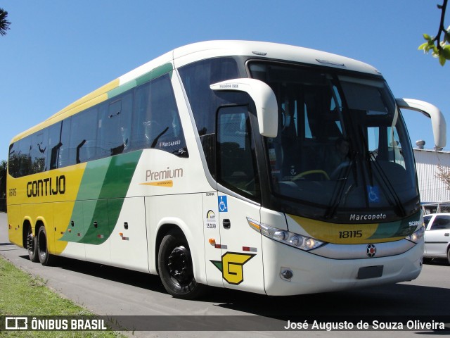 Empresa Gontijo de Transportes 18115 na cidade de Caxias do Sul, Rio Grande do Sul, Brasil, por José Augusto de Souza Oliveira. ID da foto: 10380397.