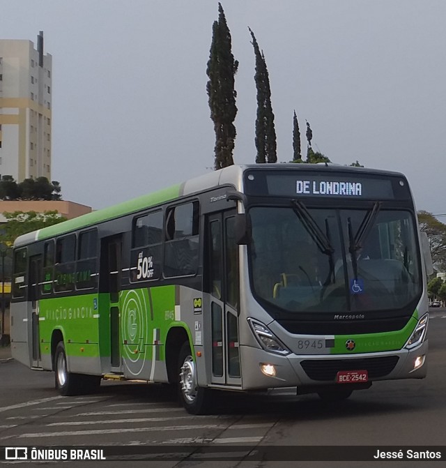 Viação Garcia 8945 na cidade de Rolândia, Paraná, Brasil, por Jessé Santos. Número da foto: #10379433.