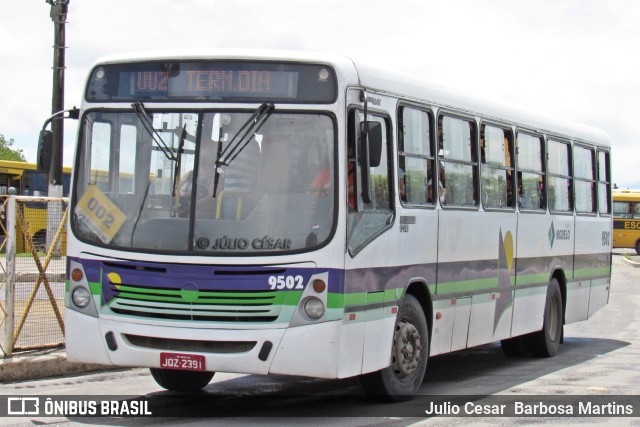 Viação Modelo 9502 na cidade de Aracaju, Sergipe, Brasil, por Julio Cesar  Barbosa Martins. ID da foto: 10377912.