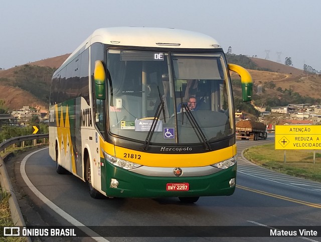 Viação Motta 21812 na cidade de Santos Dumont, Minas Gerais, Brasil, por Mateus Vinte. ID da foto: 10381753.