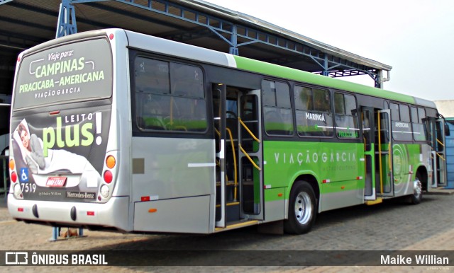 Viação Garcia 7519 na cidade de Londrina, Paraná, Brasil, por Maike Willian. Número da foto: #10384603.