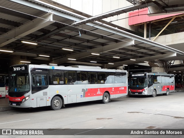 Pêssego Transportes 4 7376 na cidade de São Paulo, São Paulo, Brasil, por Andre Santos de Moraes. ID da foto: 10384049.