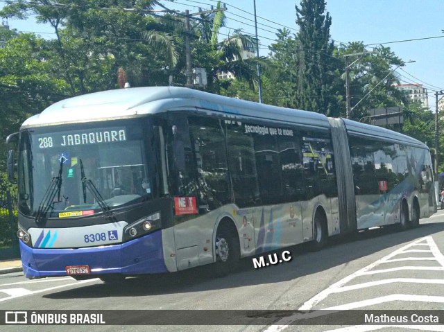 Next Mobilidade - ABC Sistema de Transporte 8308 na cidade de São Bernardo do Campo, São Paulo, Brasil, por Matheus Costa. Número da foto: #10383435.
