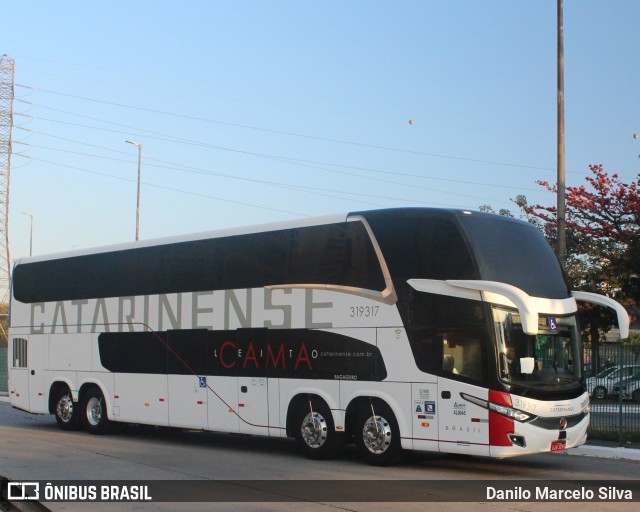 Auto Viação Catarinense 319317 na cidade de São Paulo, São Paulo, Brasil, por Danilo Marcelo Silva. Número da foto: #10384760.