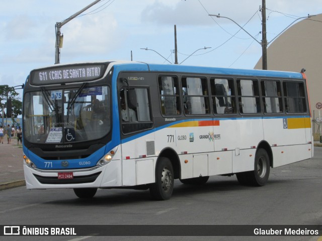 Transportadora Globo 771 na cidade de Recife, Pernambuco, Brasil, por Glauber Medeiros. ID da foto: 10385050.