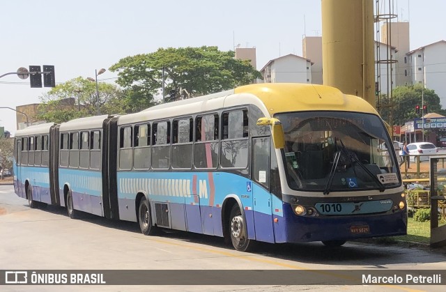 Metrobus 1010 na cidade de Goiânia, Goiás, Brasil, por Marcelo Petrelli. ID da foto: 10382759.