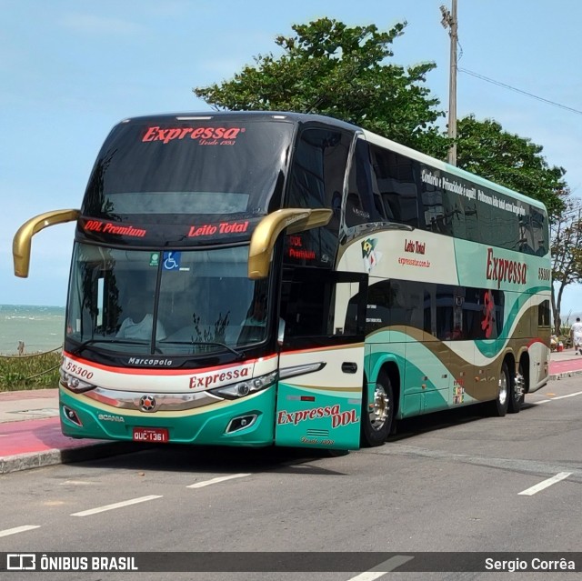 Expressa Turismo 55300 na cidade de Vila Velha, Espírito Santo, Brasil, por Sergio Corrêa. ID da foto: 10385140.