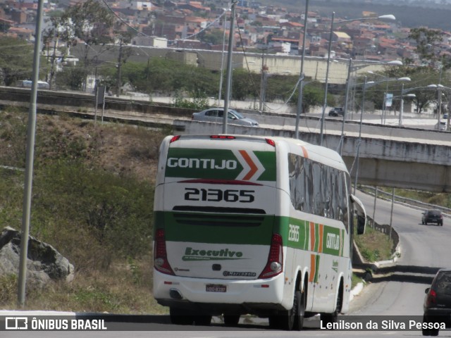 Empresa Gontijo de Transportes 21365 na cidade de Caruaru, Pernambuco, Brasil, por Lenilson da Silva Pessoa. ID da foto: 10382067.