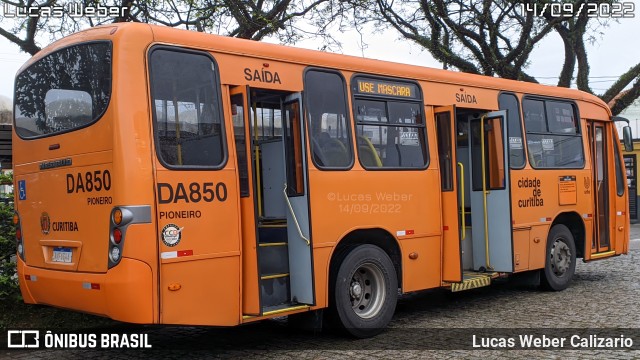 Cristo Rei > CCD Transporte Coletivo > SPE Via Mobilidade S/A DA850 na cidade de Curitiba, Paraná, Brasil, por Lucas Weber Calizario. Número da foto: #10382883.
