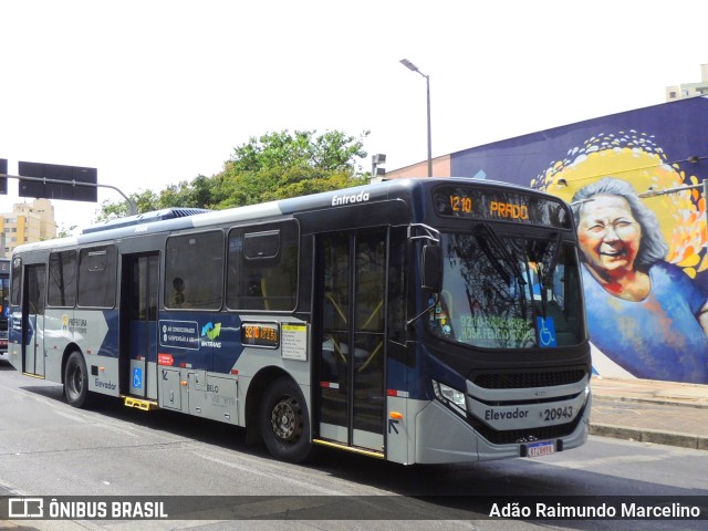 SM Transportes 20943 na cidade de Belo Horizonte, Minas Gerais, Brasil, por Adão Raimundo Marcelino. ID da foto: 10384635.