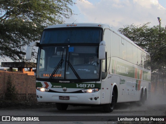 Empresa Gontijo de Transportes 14870 na cidade de Caruaru, Pernambuco, Brasil, por Lenilson da Silva Pessoa. ID da foto: 10382279.