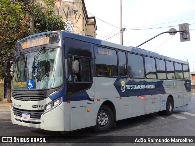 Urca Auto Ônibus 40879 na cidade de Belo Horizonte, Minas Gerais, Brasil, por Adão Raimundo Marcelino. ID da foto: 10384663.