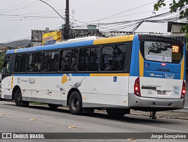 Viação Redentor C47526 na cidade de Rio de Janeiro, Rio de Janeiro, Brasil, por Jorge Gonçalves. Número da foto: #10383084.
