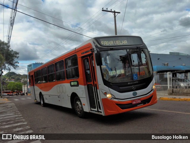 Viação Centro Oeste 5155 na cidade de Santa Maria, Rio Grande do Sul, Brasil, por Busologo Holken. ID da foto: 10383473.