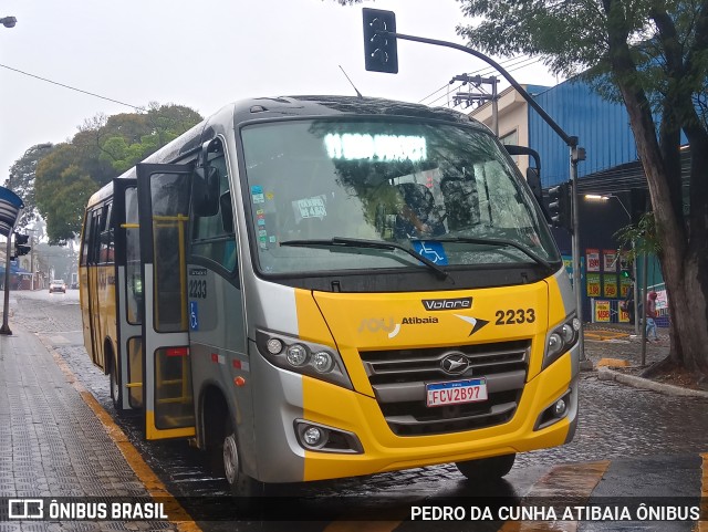 Sancetur - Sou Atibaia 2233 na cidade de Atibaia, São Paulo, Brasil, por PEDRO DA CUNHA ATIBAIA ÔNIBUS. ID da foto: 10382525.