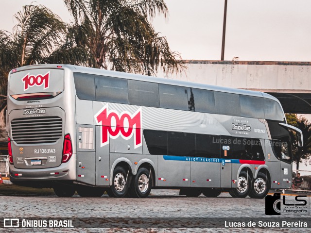 Auto Viação 1001 RJ 108.1143 na cidade de Campos dos Goytacazes, Rio de Janeiro, Brasil, por Lucas de Souza Pereira. Número da foto: #10385777.
