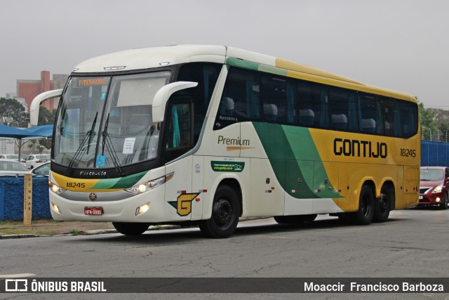 Empresa Gontijo de Transportes 18245 na cidade de São Paulo, São Paulo, Brasil, por Moaccir  Francisco Barboza. ID da foto: 10386026.