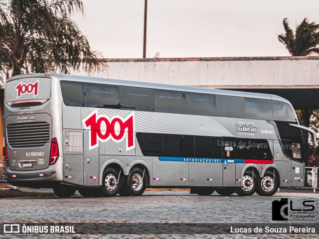 Auto Viação 1001 RJ 108.1143 na cidade de Campos dos Goytacazes, Rio de Janeiro, Brasil, por Lucas de Souza Pereira. Número da foto: #10385781.