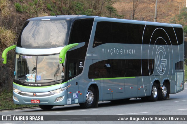 Viação Garcia 8673 na cidade de Piraí, Rio de Janeiro, Brasil, por José Augusto de Souza Oliveira. ID da foto: 10385926.