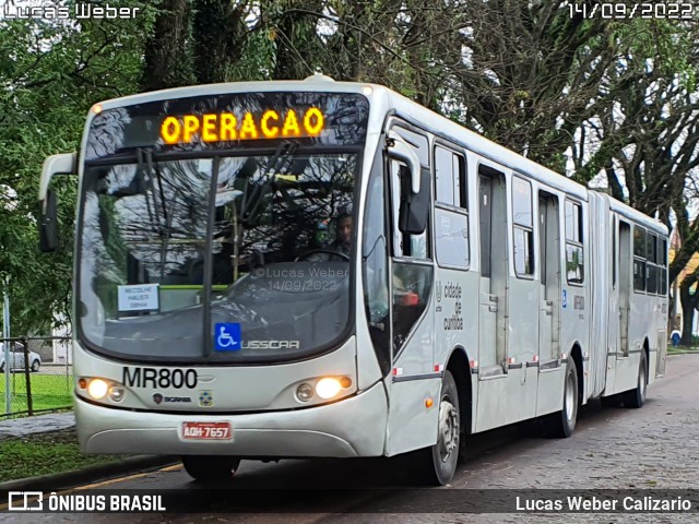 Auto Viação Mercês MR800 na cidade de Curitiba, Paraná, Brasil, por Lucas Weber Calizario. ID da foto: 10387960.