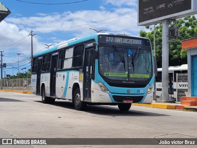 Aliança Transportes Urbanos 21518 na cidade de Fortaleza, Ceará, Brasil, por João victor Braz. ID da foto: 10387679.