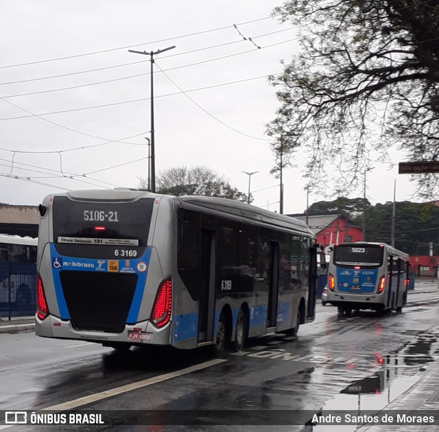 Viação Paratodos > São Jorge > Metropolitana São Paulo > Mobibrasil 6 3169 na cidade de São Paulo, São Paulo, Brasil, por Andre Santos de Moraes. Número da foto: #10387380.