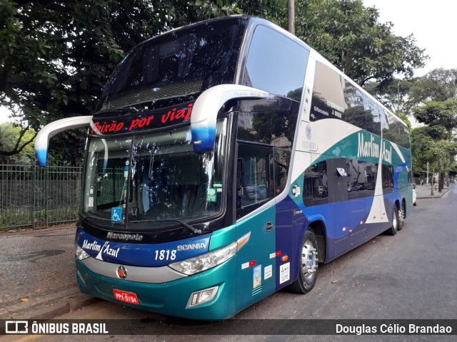 Marlim Azul Turismo 1818 na cidade de Belo Horizonte, Minas Gerais, Brasil, por Douglas Célio Brandao. Número da foto: #10385800.