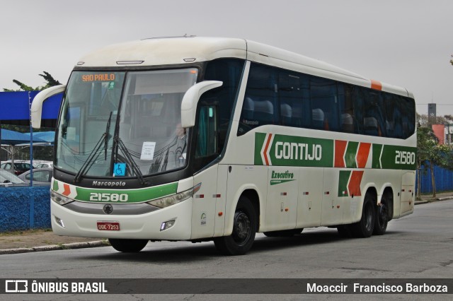 Empresa Gontijo de Transportes 21580 na cidade de São Paulo, São Paulo, Brasil, por Moaccir  Francisco Barboza. ID da foto: 10388759.