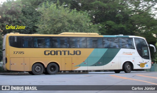 Empresa Gontijo de Transportes 17115 na cidade de São Paulo, São Paulo, Brasil, por Carlos Júnior. ID da foto: 10389776.