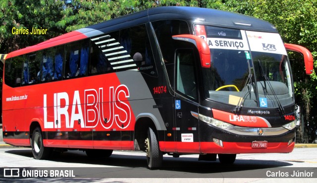 Lirabus 14074 na cidade de São Paulo, São Paulo, Brasil, por Carlos Júnior. ID da foto: 10389680.