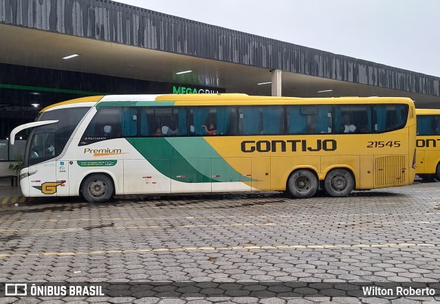 Empresa Gontijo de Transportes 21545 na cidade de Governador Valadares, Minas Gerais, Brasil, por Wilton Roberto. Número da foto: #10390527.