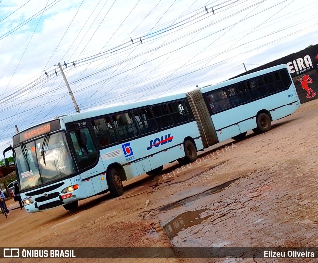 SOUL - Sociedade de Ônibus União Ltda. 7443 na cidade de Alvorada, Rio Grande do Sul, Brasil, por Elizeu Oliveira. ID da foto: 10388230.