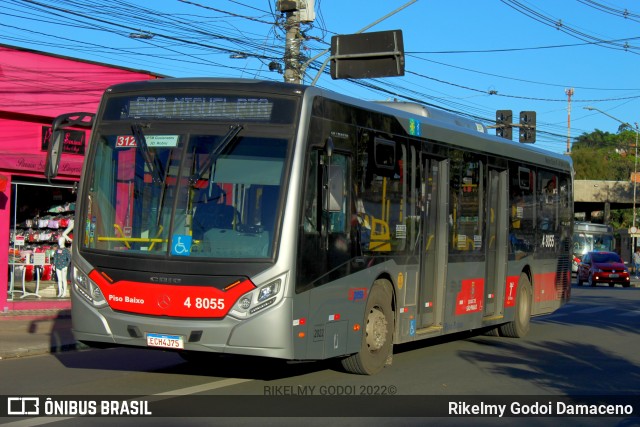 Express Transportes Urbanos Ltda 4 8055 na cidade de São Paulo, São Paulo, Brasil, por Rikelmy Godoi Damaceno. Número da foto: #10389985.