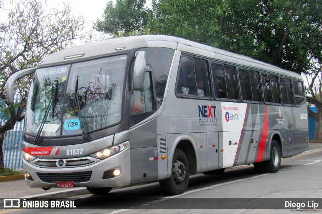 Next Mobilidade - ABC Sistema de Transporte 81.837 na cidade de São Paulo, São Paulo, Brasil, por Diego Lip. ID da foto: 10394001.