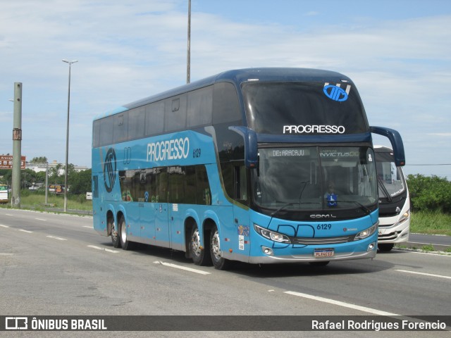 Auto Viação Progresso 6129 na cidade de Nossa Senhora do Socorro, Sergipe, Brasil, por Rafael Rodrigues Forencio. ID da foto: 10391090.