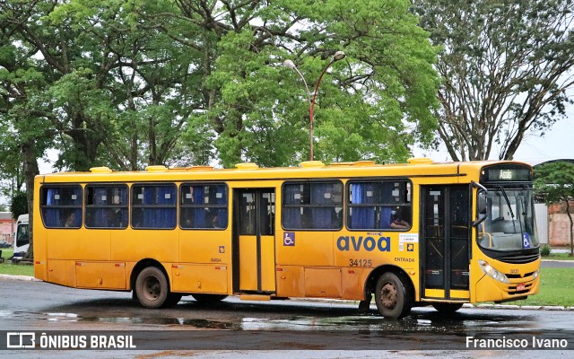 AVOA - Auto Viação Ourinhos Assis 34125 na cidade de Ourinhos, São Paulo, Brasil, por Francisco Ivano. ID da foto: 10393020.