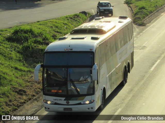 Empresa Gontijo de Transportes 14535 na cidade de Belo Horizonte, Minas Gerais, Brasil, por Douglas Célio Brandao. ID da foto: 10393479.