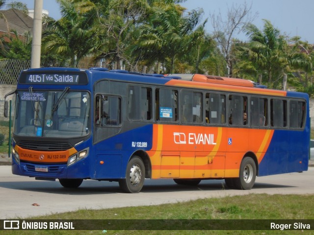 Evanil Transportes e Turismo RJ 132.089 na cidade de Rio de Janeiro, Rio de Janeiro, Brasil, por Roger Silva. Número da foto: #10393368.
