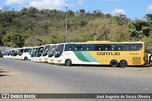 Empresa Gontijo de Transportes 14690 na cidade de Belo Horizonte, Minas Gerais, Brasil, por José Augusto de Souza Oliveira. ID da foto: 10393312.