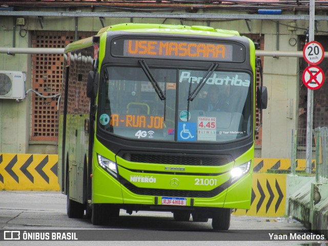 Viação Pendotiba 2.1.001 na cidade de Niterói, Rio de Janeiro, Brasil, por Yaan Medeiros. Número da foto: #10392285.