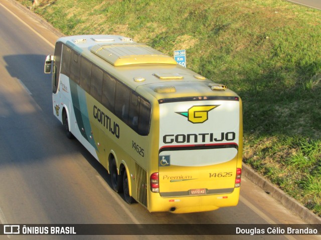 Empresa Gontijo de Transportes 14625 na cidade de Belo Horizonte, Minas Gerais, Brasil, por Douglas Célio Brandao. Número da foto: #10392609.