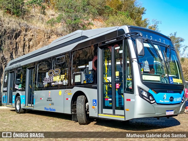 Transwolff Transportes e Turismo 6 6455 na cidade de Campinas, São Paulo, Brasil, por Matheus Gabriel dos Santos. Número da foto: #10393113.
