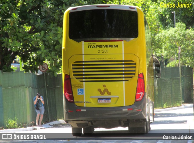 Viação Itapemirim 21201 na cidade de São Paulo, São Paulo, Brasil, por Carlos Júnior. ID da foto: 10391880.