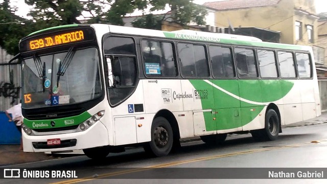 Caprichosa Auto Ônibus B27163 na cidade de Rio de Janeiro, Rio de Janeiro, Brasil, por Nathan Gabriel. Número da foto: #10395634.