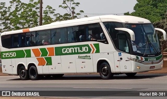 Empresa Gontijo de Transportes 21550 na cidade de Betim, Minas Gerais, Brasil, por Hariel BR-381. ID da foto: 10394812.