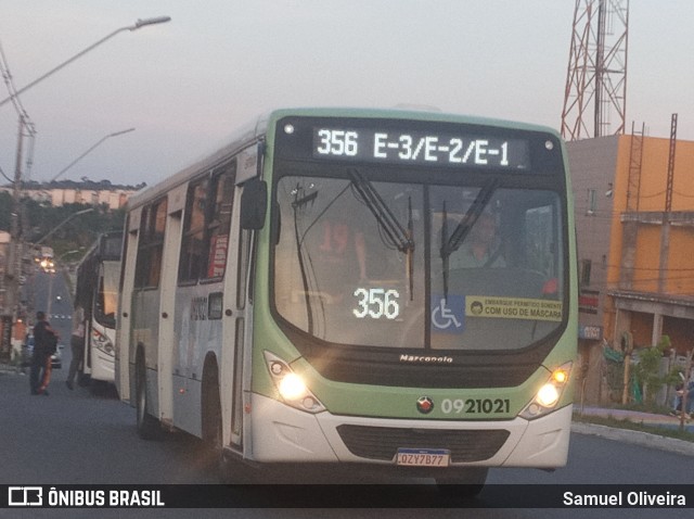 Auto Ônibus Líder 0921021 na cidade de Manaus, Amazonas, Brasil, por Samuel Oliveira. ID da foto: 10397218.