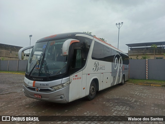 Transportes Blanco RJ 136.183 na cidade de Queimados, Rio de Janeiro, Brasil, por Walace dos Santos. ID da foto: 10394916.